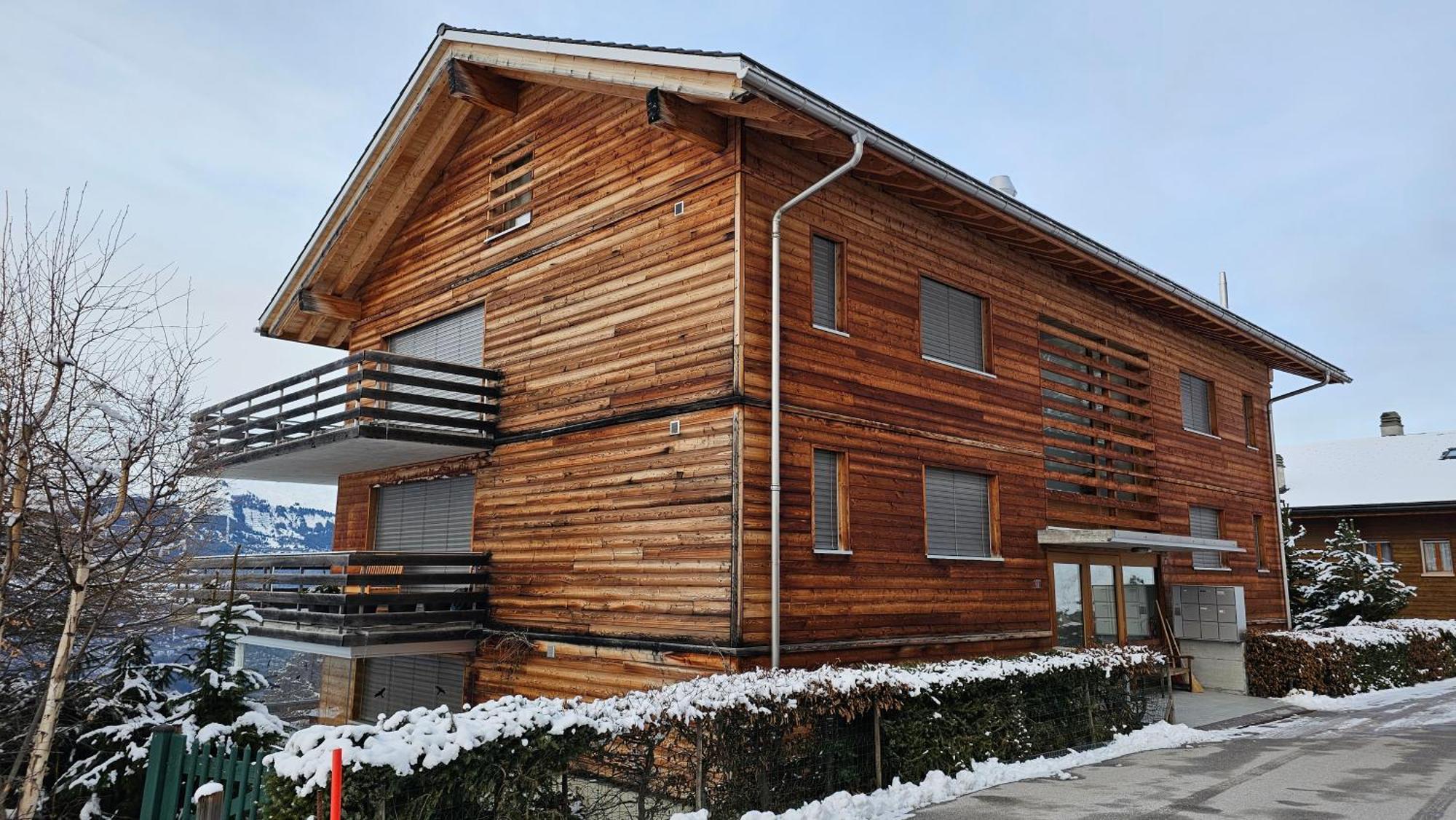 Appartement Meuble A Louer A Nax Exteriör bild